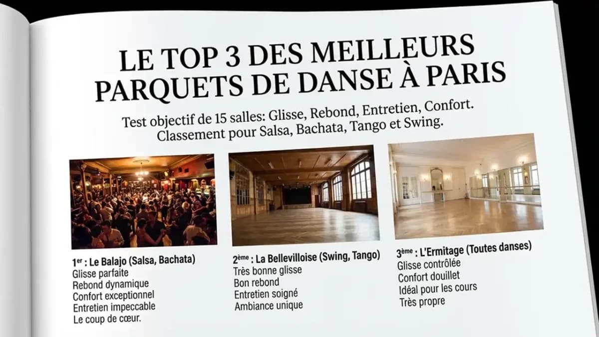 Les 15 Meilleurs Parquets de Danse de Paris — Test & Classement 2026
